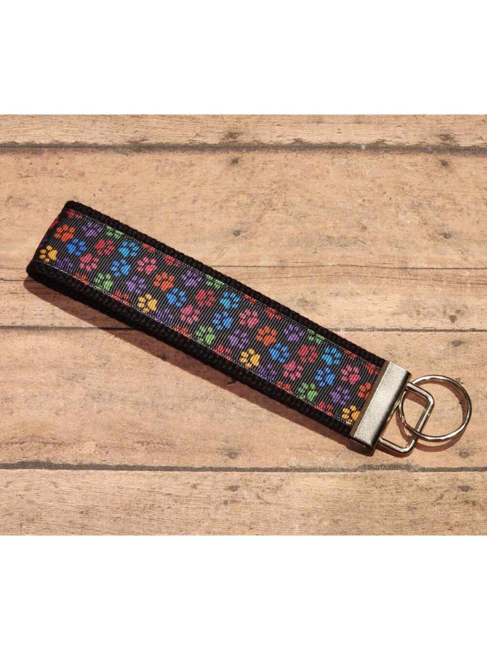 Pawprints Wristlet Keyfob / Keychain
